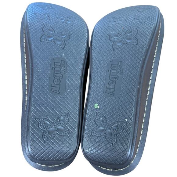 Alegria PG Lite Fiona Copper Snake Print Slides Slip On Sandals Shoes sz 39 / 9 - Picture 15 of 16